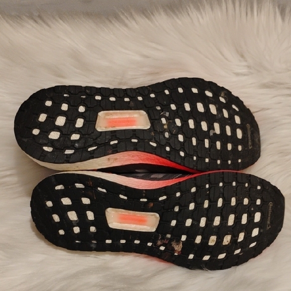 SALE! Adidas Grey & Pink Ultraboost Athletic Sneakers (X-65 CRATE) - Picture 8 of 12